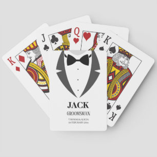 Jeu De Cartes Suit Be My Groomsman Best Man Jouer Des Cartes