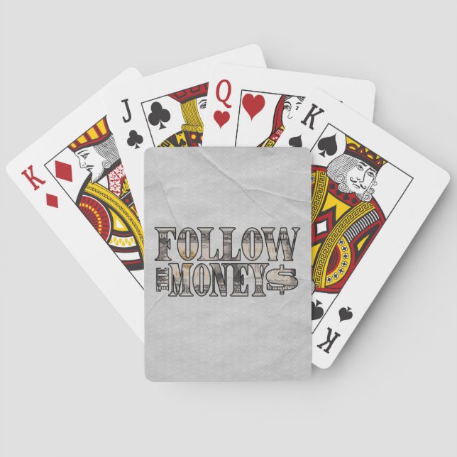 Jeu De Cartes Suivez l'argent ~ Facture (dos)