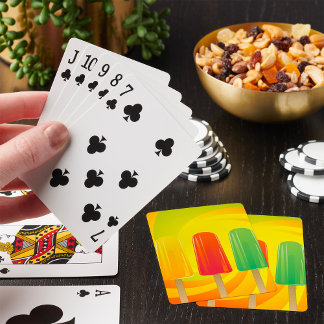 Jeu De Cartes Summer Ice Pops Trio Bright Popsicles