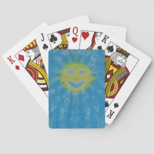 Jeu De Cartes Sun Happy Face Tie Dye Bicycle Jouer