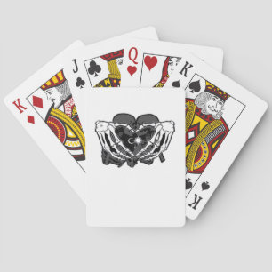 Jeu De Cartes Sunand~1 - Squelette Mains Coeurs