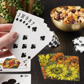 Jeu De Cartes Sunflowers Classic Playing Cards