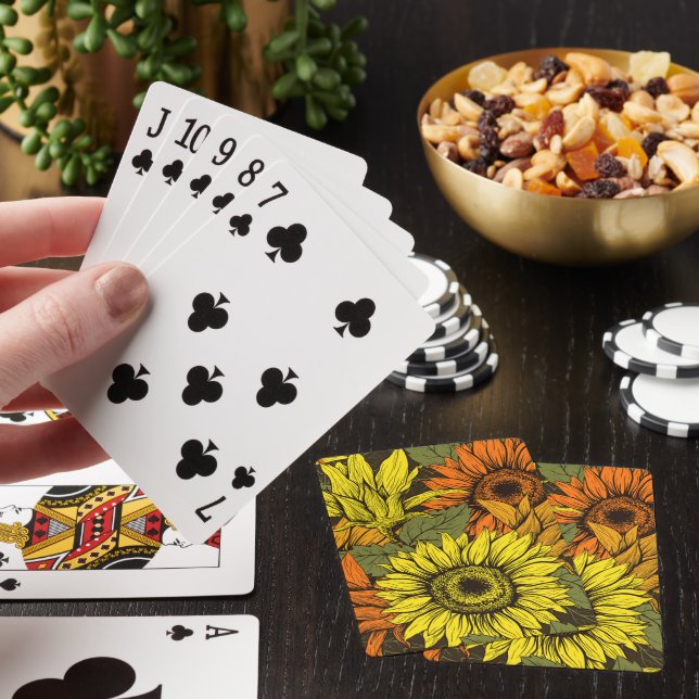 Jeu De Cartes Sunflowers Classic Playing Cards (In Situ)