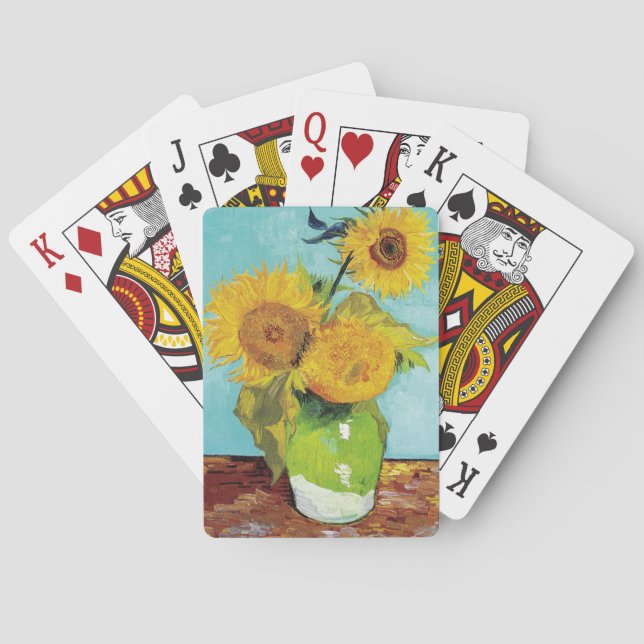 Jeu De Cartes Sunflowers Vincent van Gogh (dos)