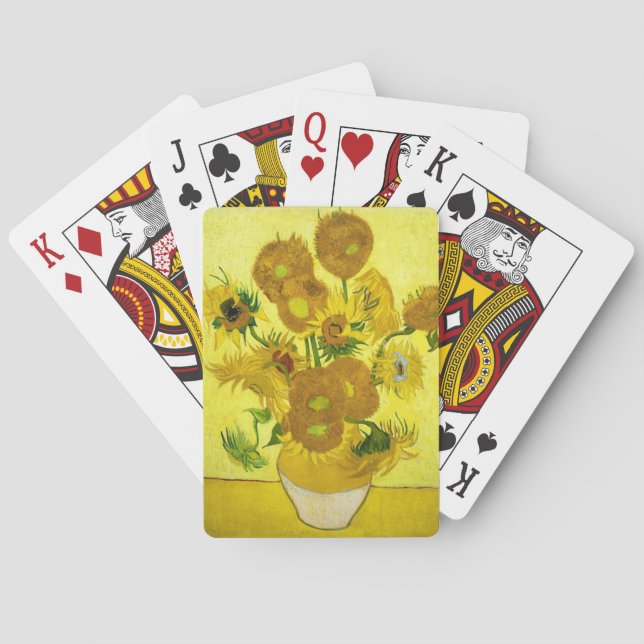 Jeu De Cartes Sunflowers Vincent van Gogh (dos)
