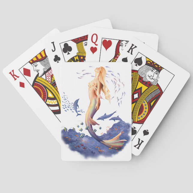 Jeu De Cartes Sunrise Mermaid by Scot Howden (dos)