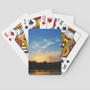 Jeu De Cartes Sunset Mountain Lake