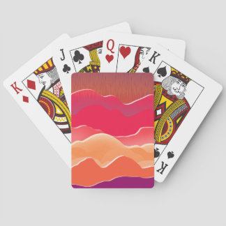 Jeu De Cartes Sunset Peaks Livre moderne Collage Art