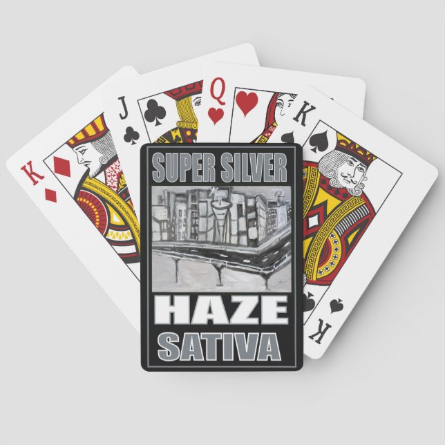 JEU DE CARTES SUPER BROUILLARD ARGENTÉ SATIVA (dos)
