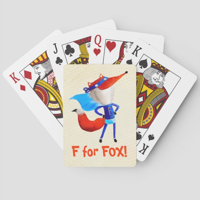 Jeu De Cartes Super Fox (dos)