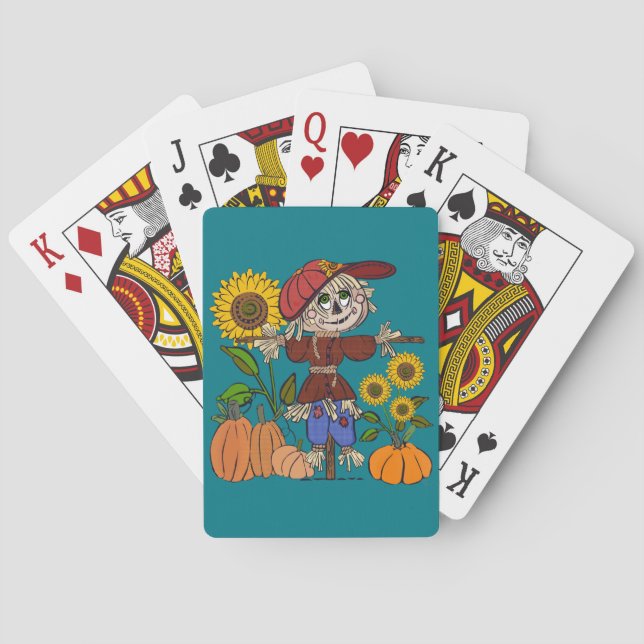 Jeu De Cartes Super mignon Scarecrow (dos)