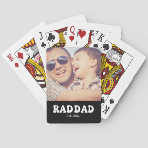 Jeu De Cartes Super Papa Année de Fondation Photo Rétro