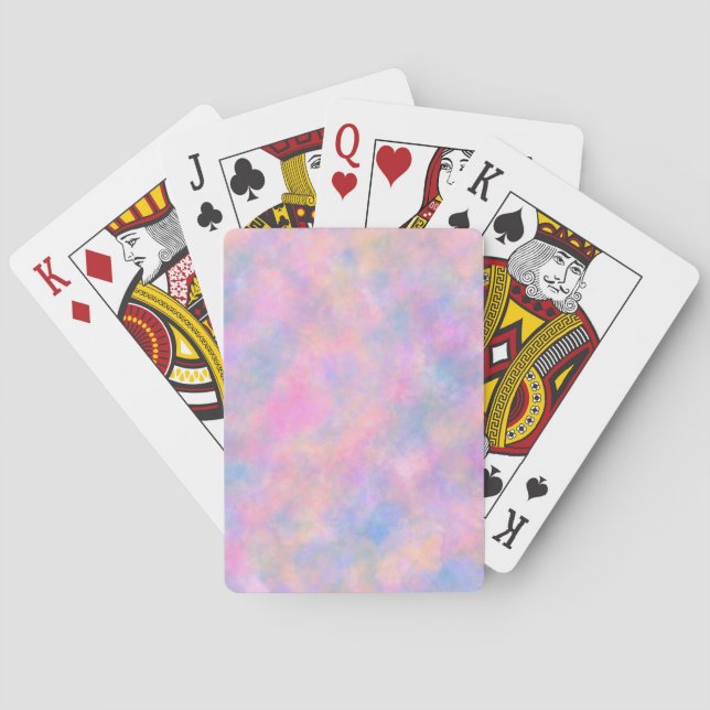 Jeu De Cartes Superbe combinaison de couleurs pastel  (dos)