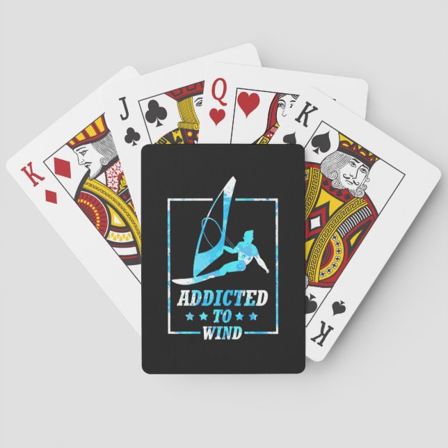 Jeu De Cartes Surfer Addicité Au Vent (dos)