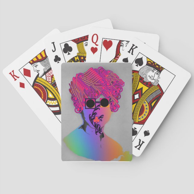JEU DE CARTES SURRÉAL NE VOYEZ PAS DE MAL, PARLEZ PAS DE MAL (dos)