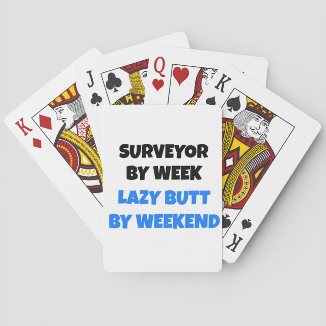 Jeu De Cartes Surveyor par semaine Lazy Butt par week-end (dos)