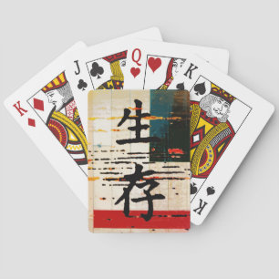 Jeu De Cartes "Survie" en langue asiatique