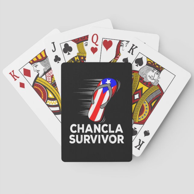 Jeu De Cartes Survivant de la chancla (dos)