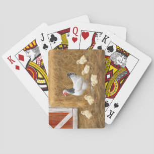 Jeu De Cartes Sussex Chicken Mama Hen et Chicks