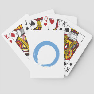 Jeu De Cartes Symbole bleu ciel Zen