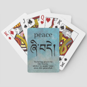 Jeu De Cartes Symbole de la paix