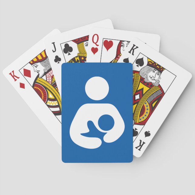 Jeu De Cartes Symbole de l'allaitement (dos)