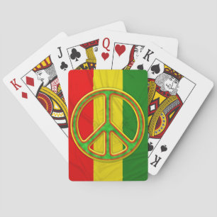 Jeu De Cartes Symbole de paix de Rasta