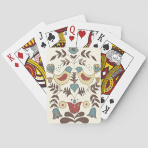 Jeu De Cartes SYMBOLE Hex Amish néerlandais Pennsylvanie Bird Am