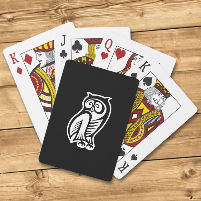 Jeu De Cartes Symbole hibou blanc (Créateur téléchargé)