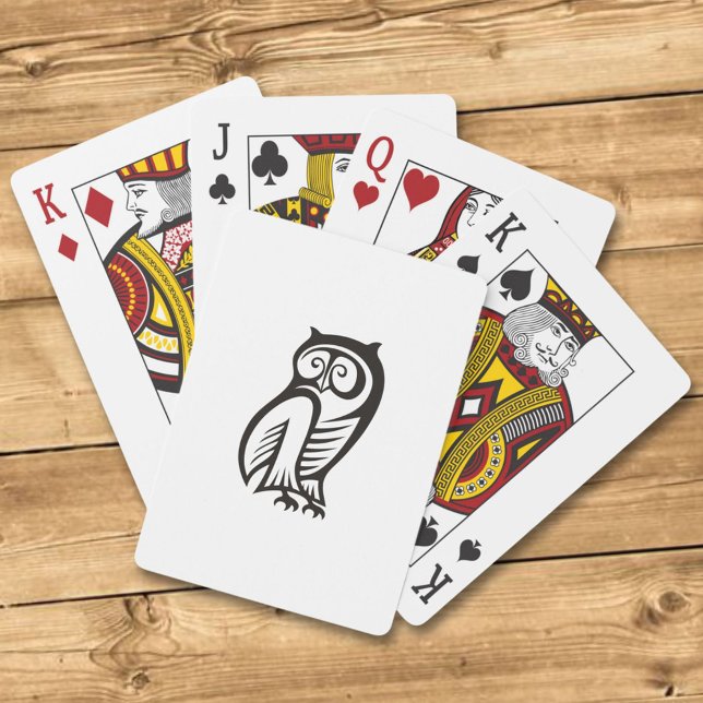 Jeu De Cartes Symbole hibou noir (Créateur téléchargé)