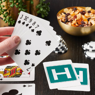 Jeu De Cartes Symbole routier de l'hôpital Installation Médicale