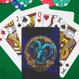 Jeu De Cartes Symbole zodiaque céleste de la chèvre de mer Imagi