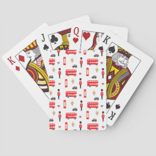Jeu De Cartes Symboles d'Angleterre Motif