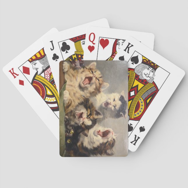 Jeu De Cartes Symphonie de chatons par Julius Adam II (dos)