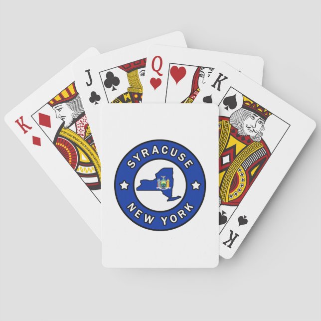 Jeu De Cartes Syracuse New York (dos)