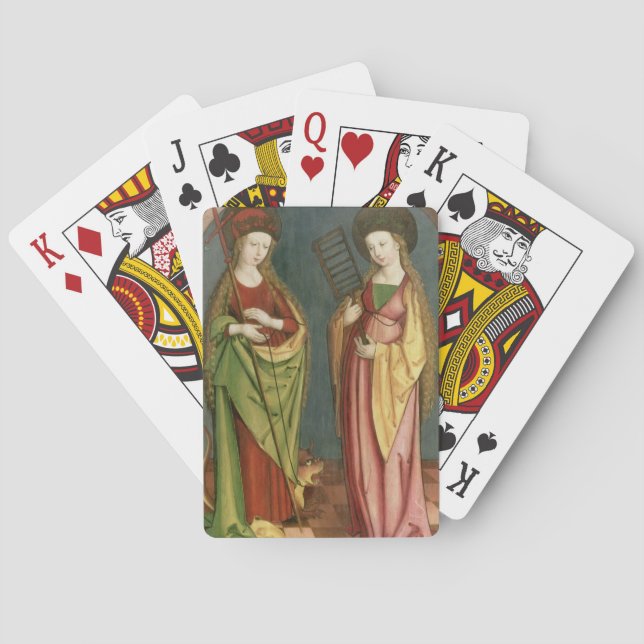 Jeu De Cartes T32982 St. Margaret d'Antioche et St. Faith, c.15 (dos)