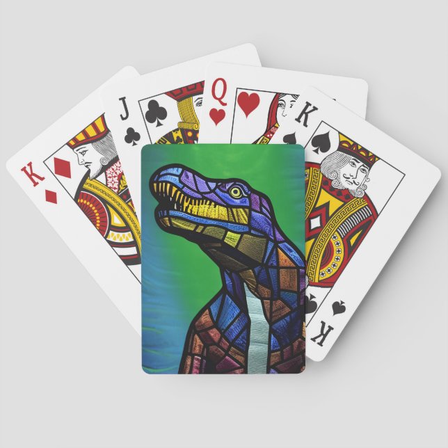 Jeu De Cartes T-Rex Roi Des Dinosaures (dos)