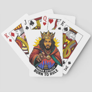 Jeu De Cartes T-Shirt Graphique pour Hommes Urban Royalty Born T