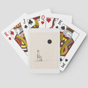Jeu De Cartes T-Shirt Philosophie Art Existentialiste Minimali