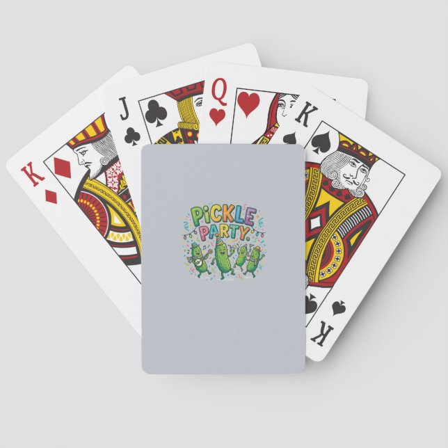 Jeu De Cartes T-shirt Pickle Party (dos)