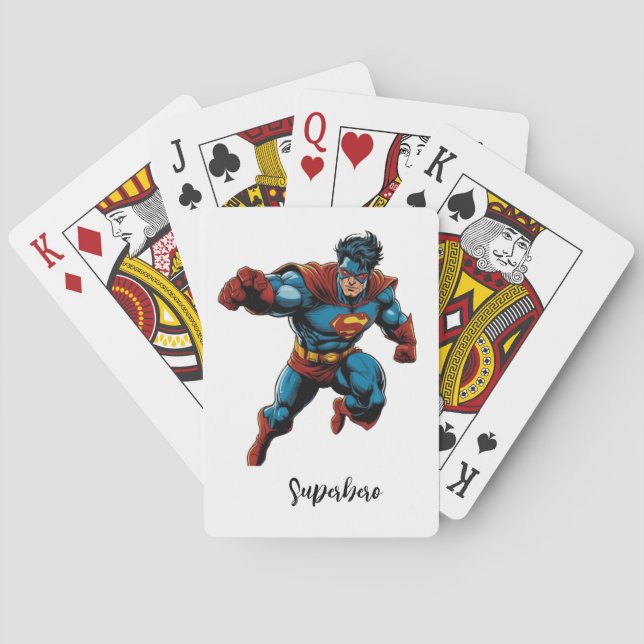 Jeu De Cartes t-shirt superhero (dos)