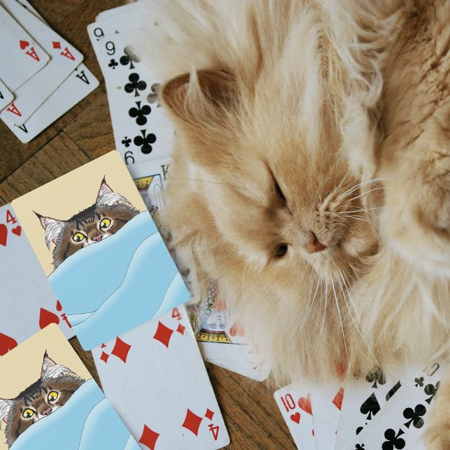 Jeu De Cartes Tabby Chat Pékin Bleu Drôle (Créateur téléchargé)