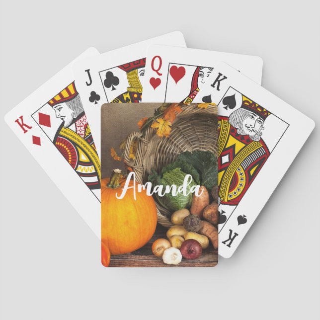 Jeu De Cartes Table Bountiful Harvest (dos)