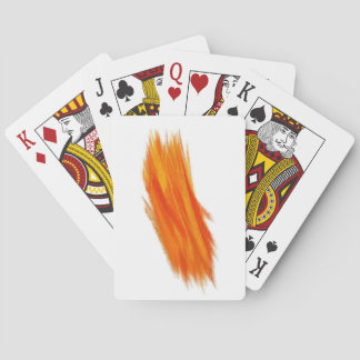 Jeu De Cartes Tableau Abstrait Orange Retro