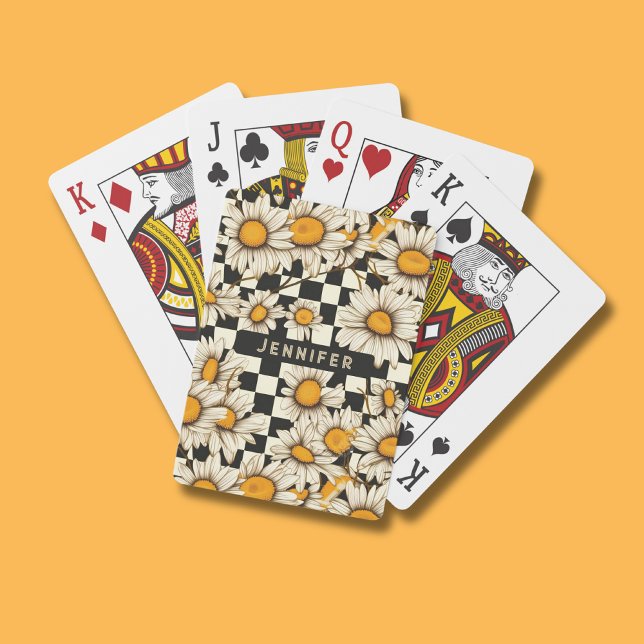 Jeu De Cartes Tableau de contrôle de la marguerite Super rétro N (Créateur téléchargé)