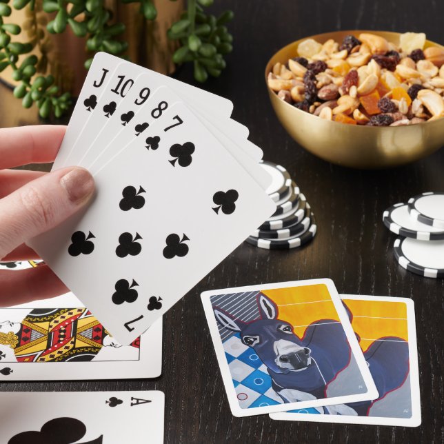 Jeu De Cartes Tableau Donkey Punch par Alfred Fox (In Situ)