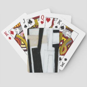 Jeu De Cartes Tableau noir et blanc Abstrait