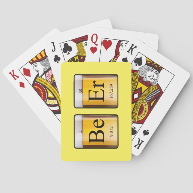 Jeu De Cartes Tableau périodique : Soyez Er (dos)