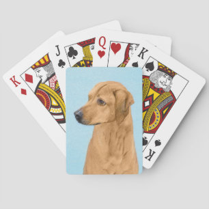 Jeu De Cartes Tableau Rhodesian Ridgeback - Art Chien original
