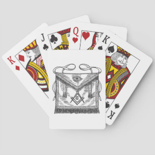 Jeu De Cartes Tablier maçonnique